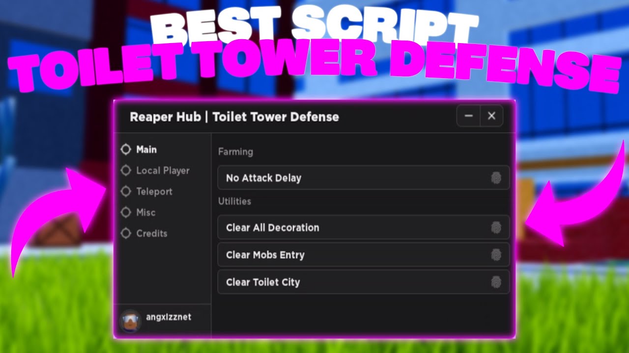 LegendsHandles Toilet Tower Defense Script Download 100% Free