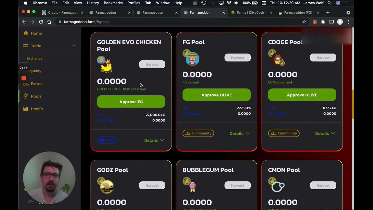 Farmageddon Crypto Yield Farming dApp Explained YouTube