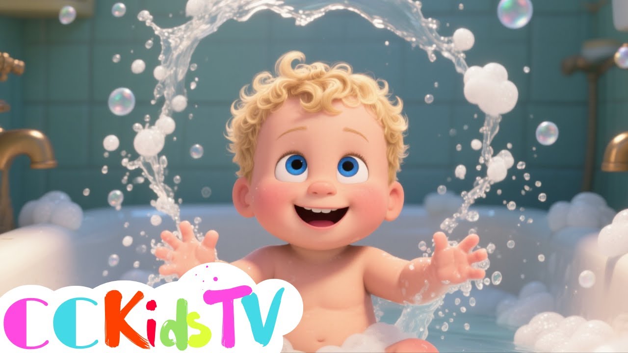 Splish Splash Bath Time Song | Fun Bath Time Song for Kids in the Bubbly Tub | CC Kids TV