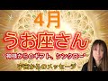 うお座⭐️4月⭐️“ 大きな選択は心の中の直感を信じて翼を広げて跳んでいきましょう〜”⭐️宇宙からのメッセージ ⭐️シリアン・スターシード・タロット⭐️Pisces ♓️