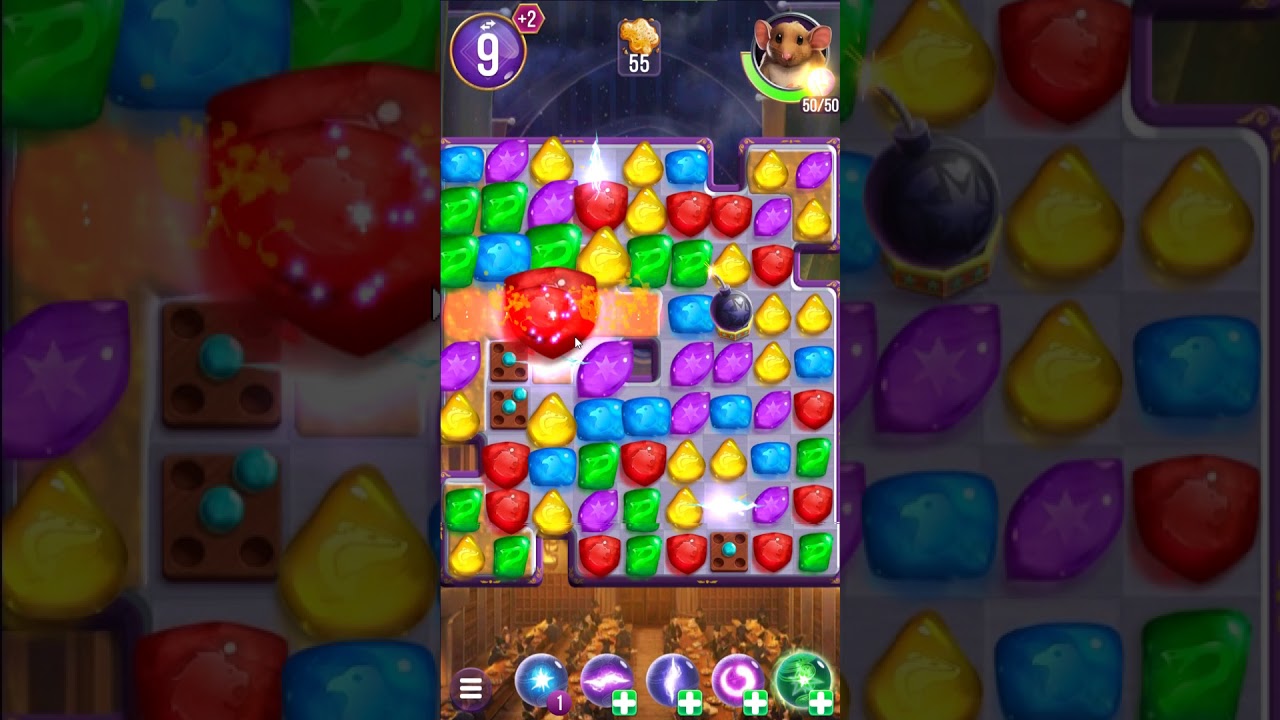 Harry Potter: Puzzles & Spells level 628 no boosters