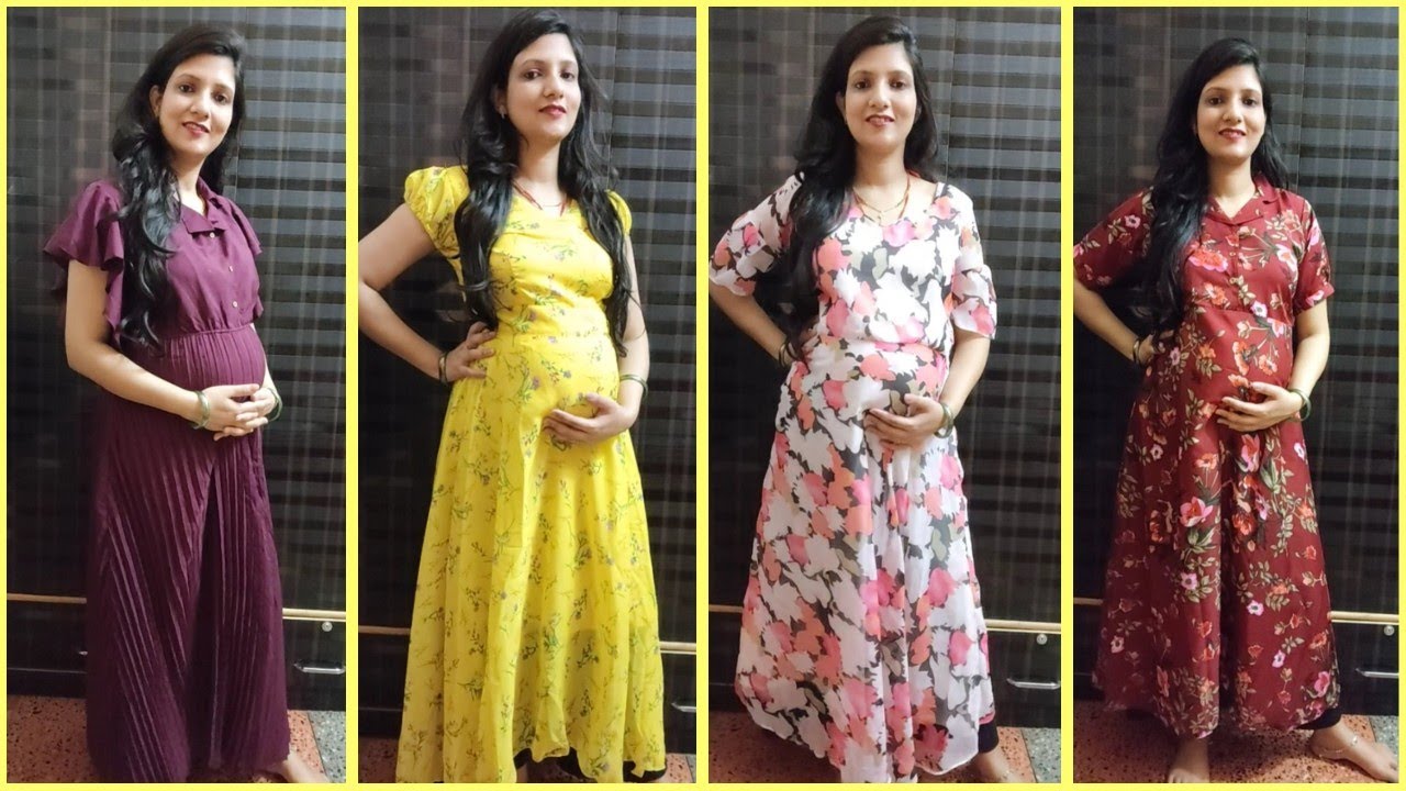 Maternity photoshoot के लिए मेरी Western Dresses Maha Indian Price
