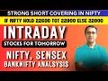 Intraday stocks for tomorrow  more buying in banknifty   strong recovery in nifty  april 26