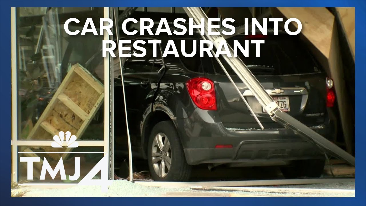 Driver has medical emergency, crashes into popular restaurant - YouTube