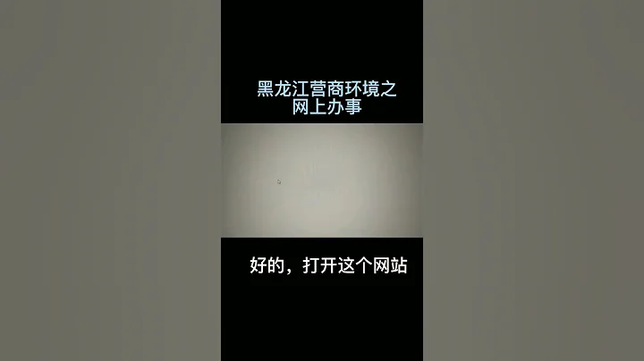 中國營商環境 之 黑龍江網上辦事 - 天天要聞