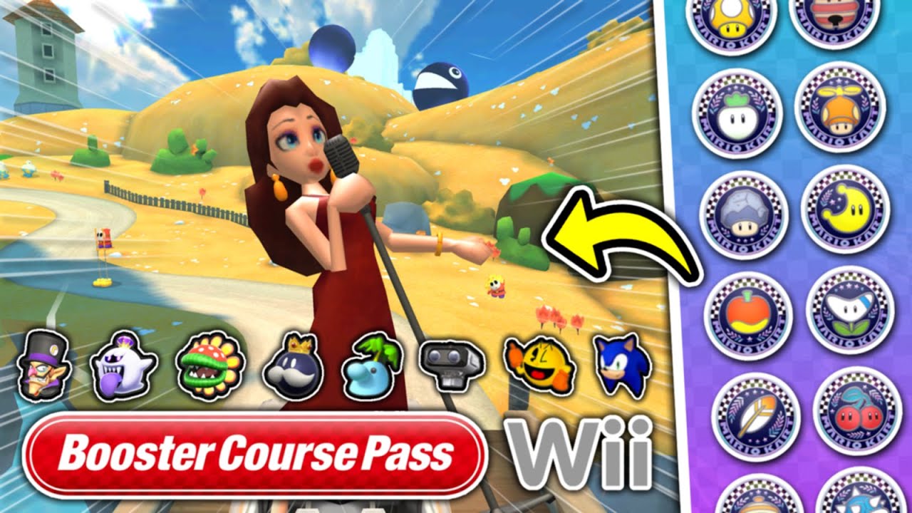 Booster Course Pass in Mario Kart Wii! [+100 Custom Characters / Karts!]