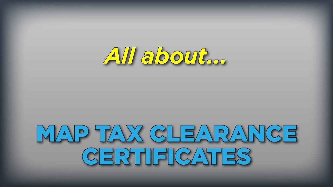 Map Tax Clearance