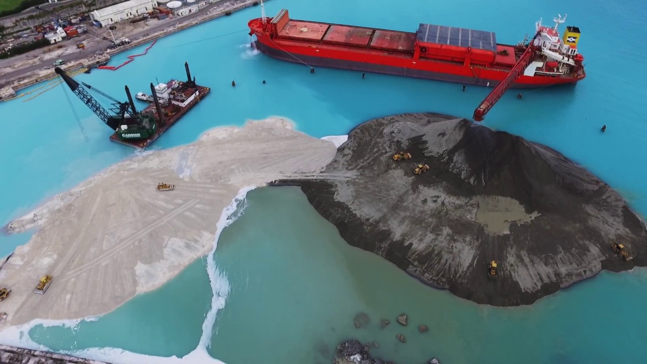 Cross Island, South Basin Land Reclamation, Royal Naval Dockyard, Bermuda