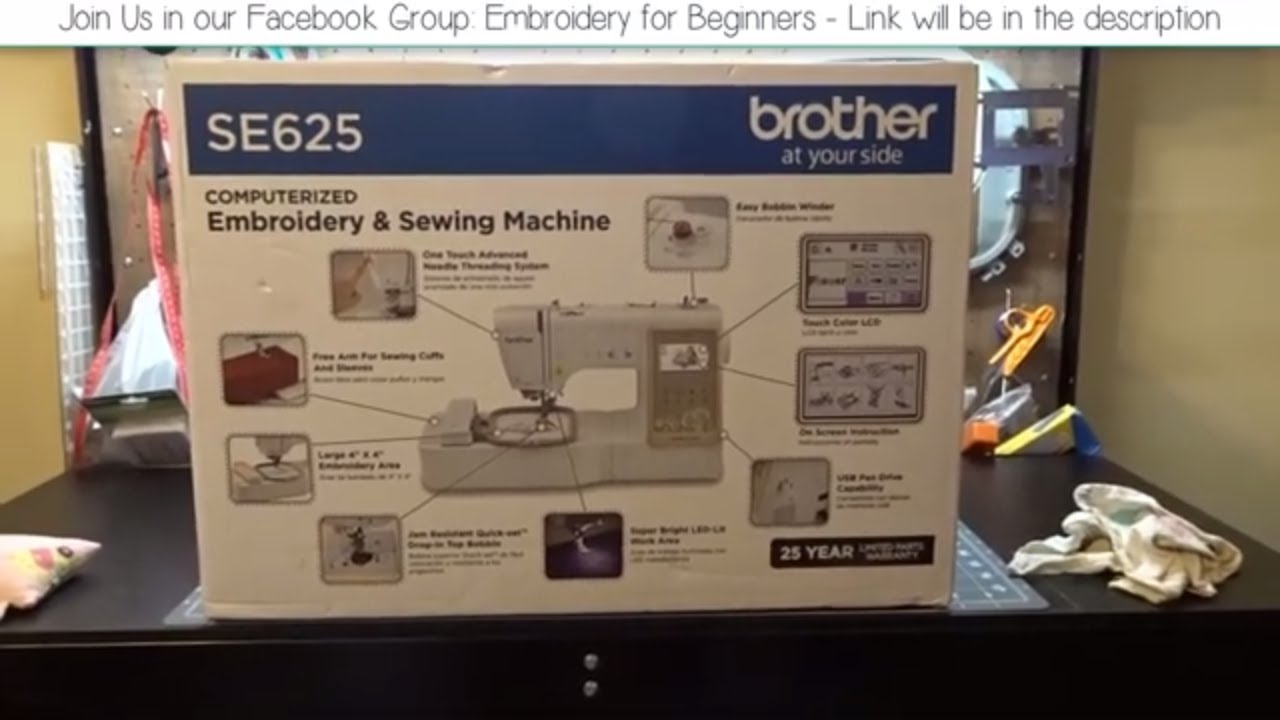 Brother SE625 Computerized Sewing and Embroidery Machine