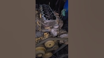 Cat 320D L engine start#machanical #automobile #hydraulic #excavator