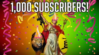 1,000 Subscibers! - Announcements and plans
