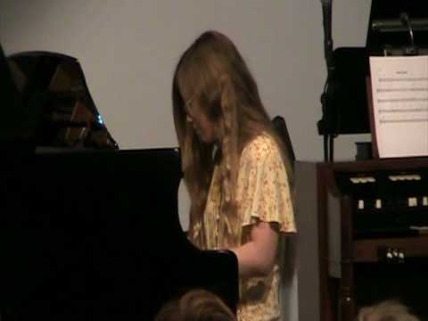 Jessica, Amy, Meghan, and Nathan on Piano