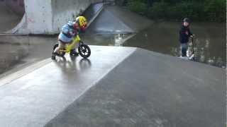 James at Clitheroe skate-park.