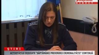 Activitatile Dedicate Saptamanii Prevenirii Criminalitatii Continua