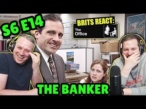 British Guys HILARIOUS The Office Reaction | Season 6 Episode 14 (The Banker)