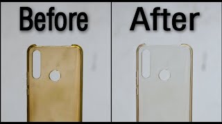 How To Clean Mobile Back Cover In 2 Minutes | Remove Yellowness And Dirt | Brand New Silicon Cover | screenshot 3