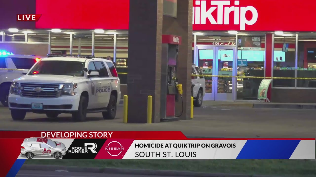 Man shot and killed at a south St. Louis gas station Friday - YouTube