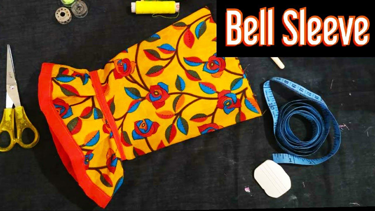 Bell Sleeves Cutting and Stitching Bell Sleeve Design YouTube
