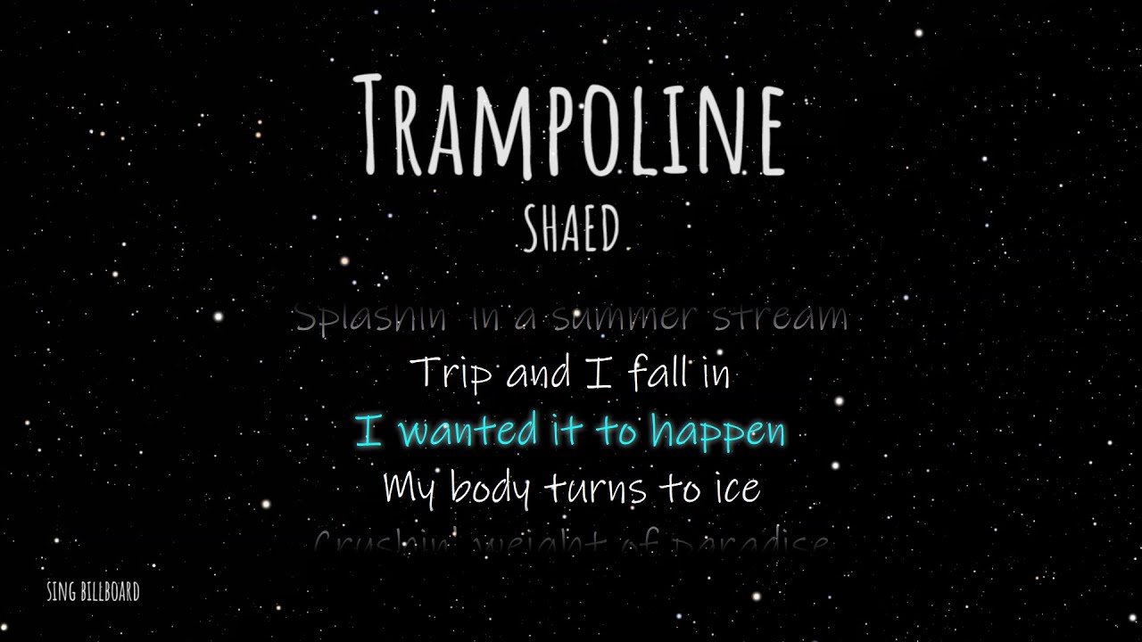 Trampoline SHAED (Lyrics) YouTube