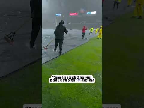 Saban is over it 🤣