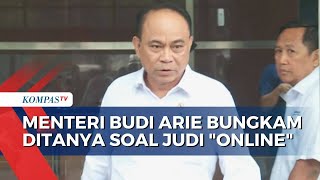 Momen Menteri Budi Arie Bungkam Ditanya soal Dakwaan Kasus Bekingan Judi Online