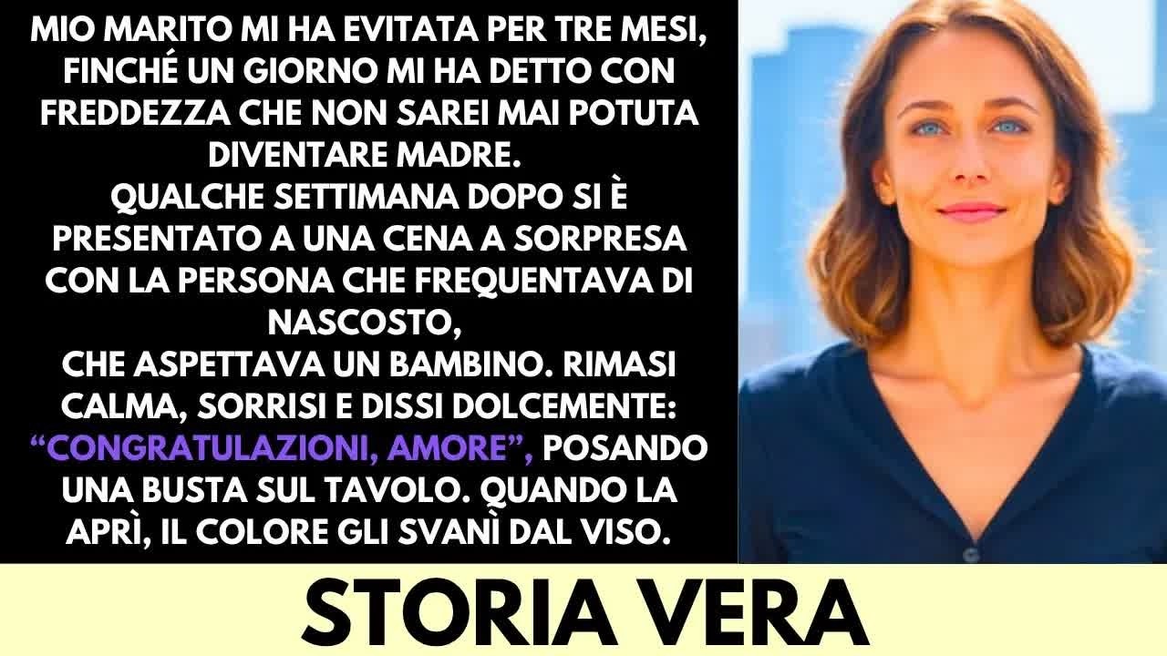 Eravamo seduti a colazione come ogni giovedì mattina, quando mio marito ha posato la forchetta e mi ha guardata con gli occhi di ghiaccio. “Sei sterile, Clara” mi ha detto, come se stesse leggendo...