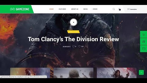 Gamezone - Videogamingblogthema | eSports Store WordPress-thema