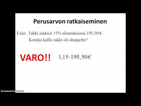 Video: Yksikkökustannusten Laskeminen