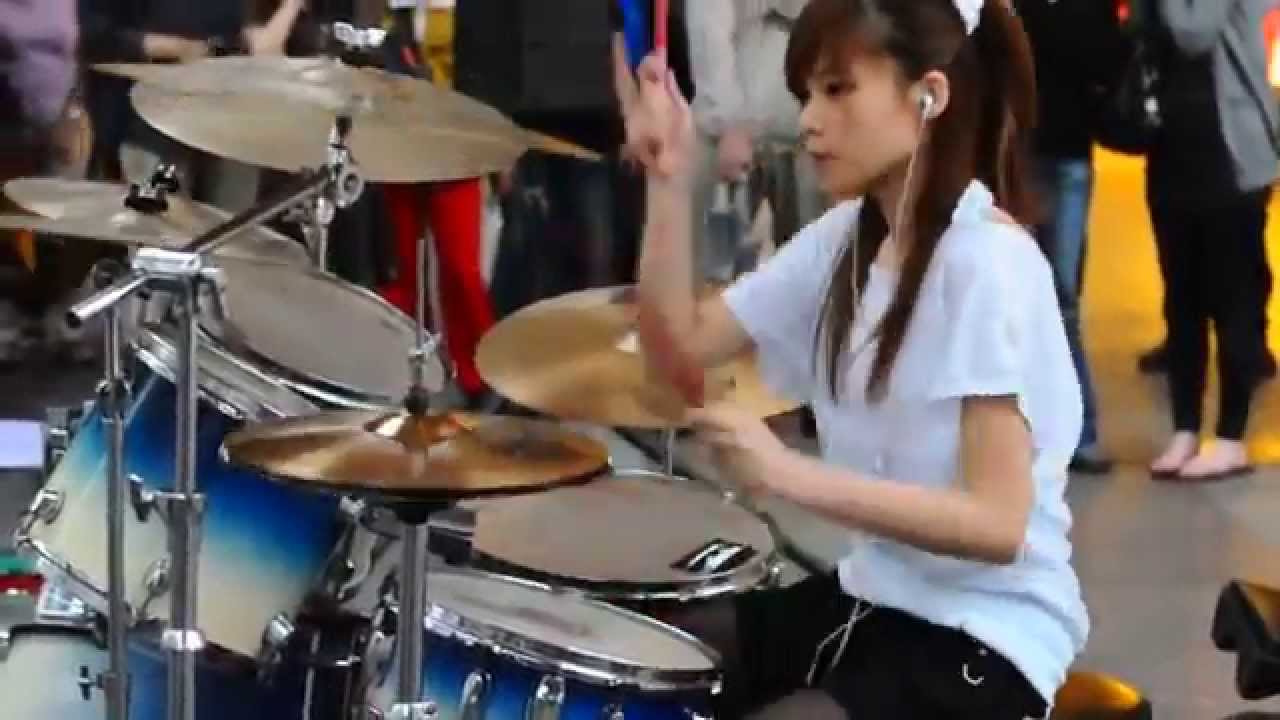 Female drummer with nice skill YouTube