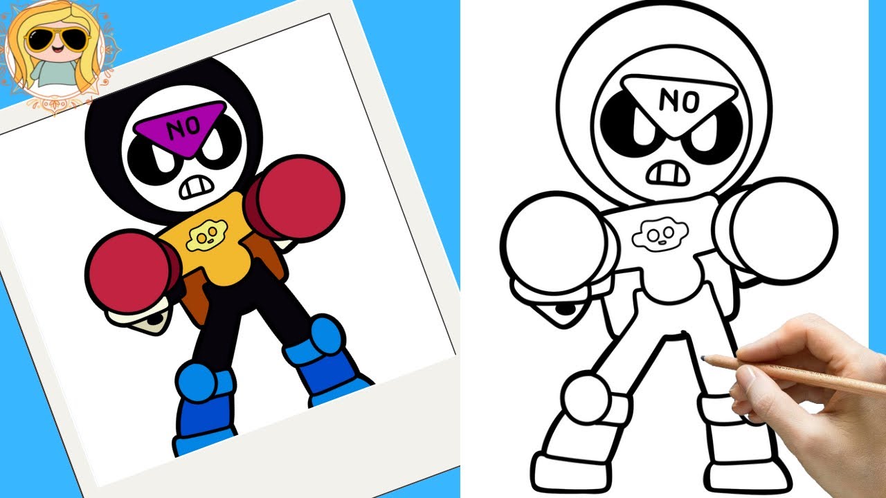How to draw Epic Brawler Meeple - Brawl Stars Characters Drawing ...