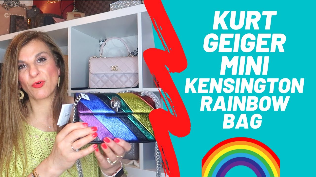 KURT GEIGER MINI KENSINGTON MINI KENSINGTON RAINBOW BAG