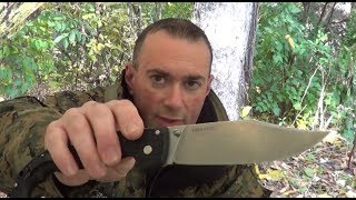 Cold Steel Voyager XL Clip Point: Big Frickin' Folder!  - Preparedmind101