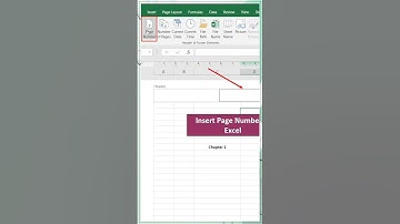 Insert Page Number in Excel👍| #40 Excel Trick | #shorts #youtubeshorts #exceltutorial