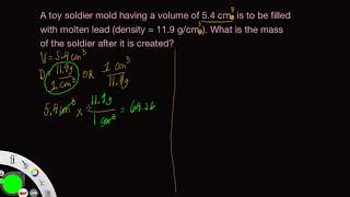 Density Practice Problem 3 Profile