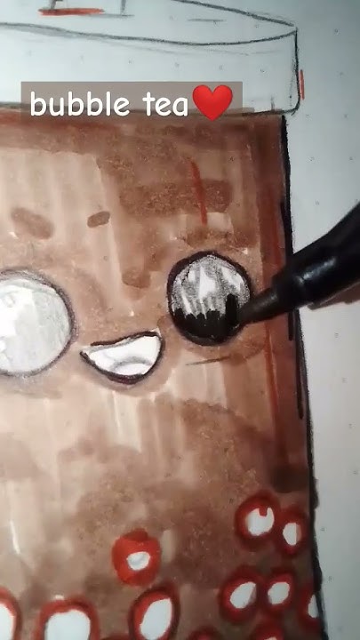 🥤Бабл Ти # арт#рисунки# баб ти#скетч #тикток #топ #painting - YouTube