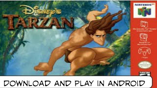 Disney Tarzan game | download and play in android | N64 Emulator screenshot 2