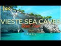 Vieste | Gargano Boat Tour of Sea Caves | Puglia, Italy 4k