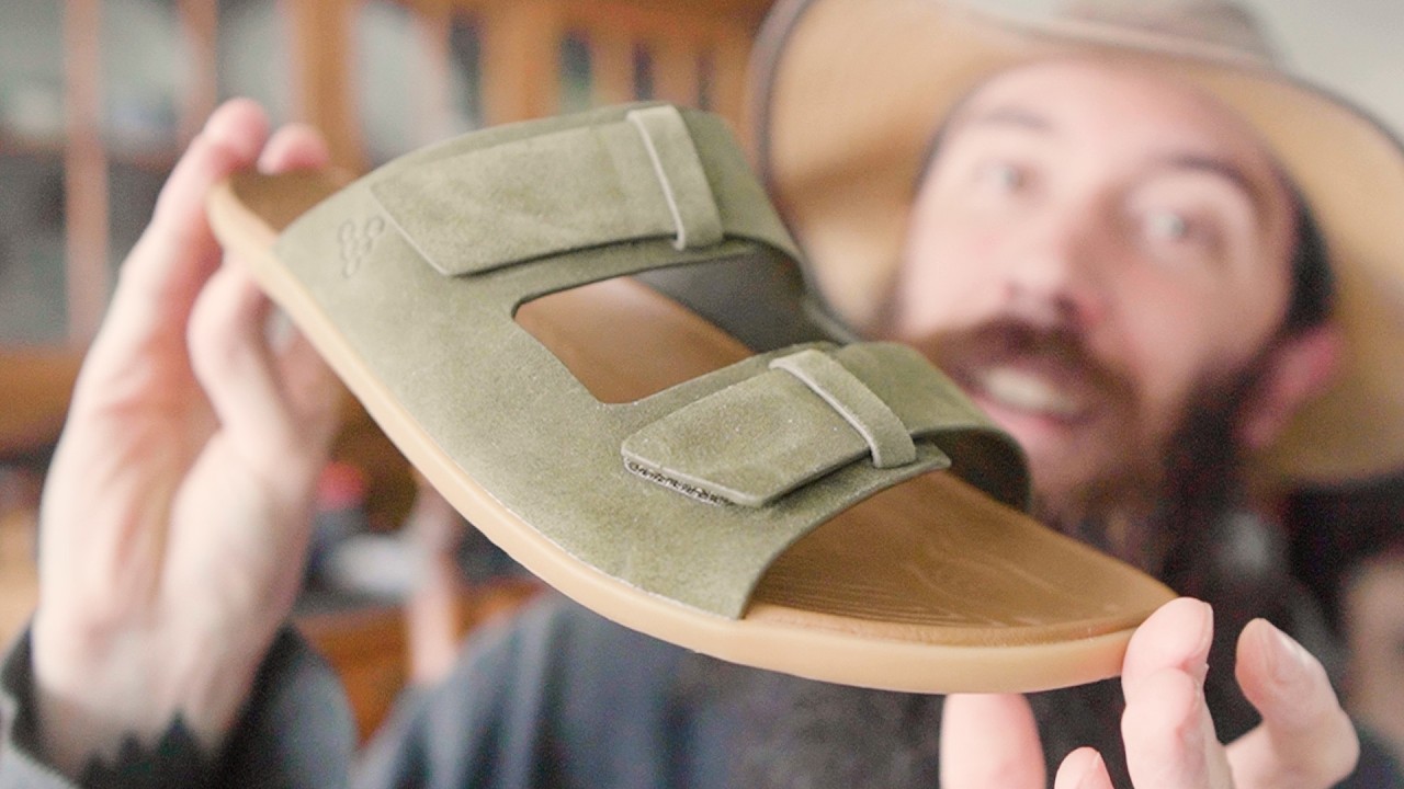 SENSUS YIN / vivobarefoot's birkenstock slide sandal - YouTube