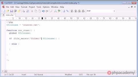 PHP Tutorials  Non unique Hit Counter Part 1 2