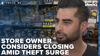 Store owner considers closure amid surge in juvenile thefts in Towson area