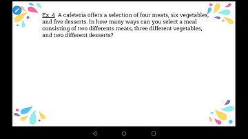 Finite Math 6.5 More Complicated Combination Problems