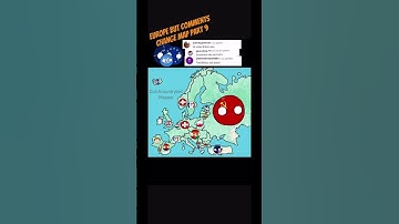 Europe but comments change map 9 #europe #comments #mapping #mapper #countryballs #eu #mappingvideos