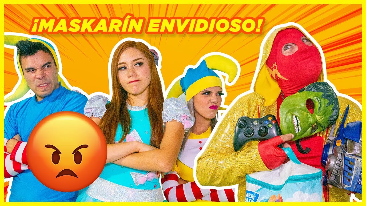 Maskarin Envidioso con sus Juguetes / Manito y Maskarin - YouTube