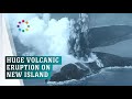 Spectacular volcanic eruption on Iwo Jima Island