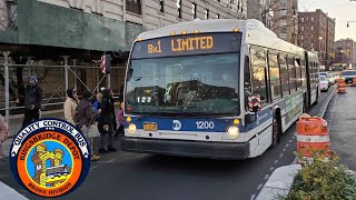 NYCT || Riverdale Bound 2009 Nova Bus LFSA Diesel #1200 Bx1 LTD at Tremont Avenue