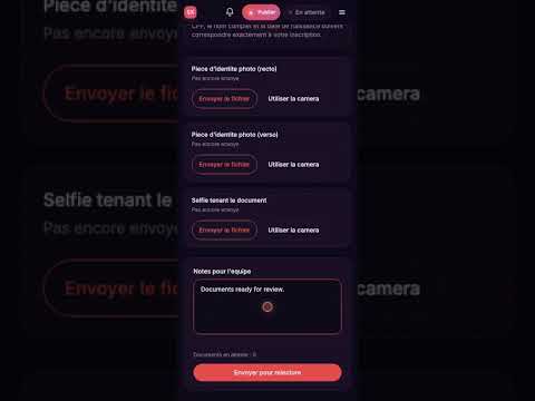 1. Prérequis et Documents Nécessaires