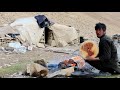 Shepherd Unleavened (Bread)  Food in Rural Village of Afghanistan - Bamyan- Documentary