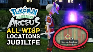 Pokemon Legends Arceus All Wisp Locations in Jubilife Village