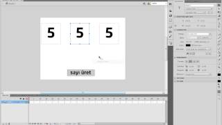 Action Script 3.0 / Rastgele Sayı Üretme ve While Kullanımı / Random Number / Math Random
