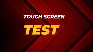 | Touch screen test | Tech with saira |